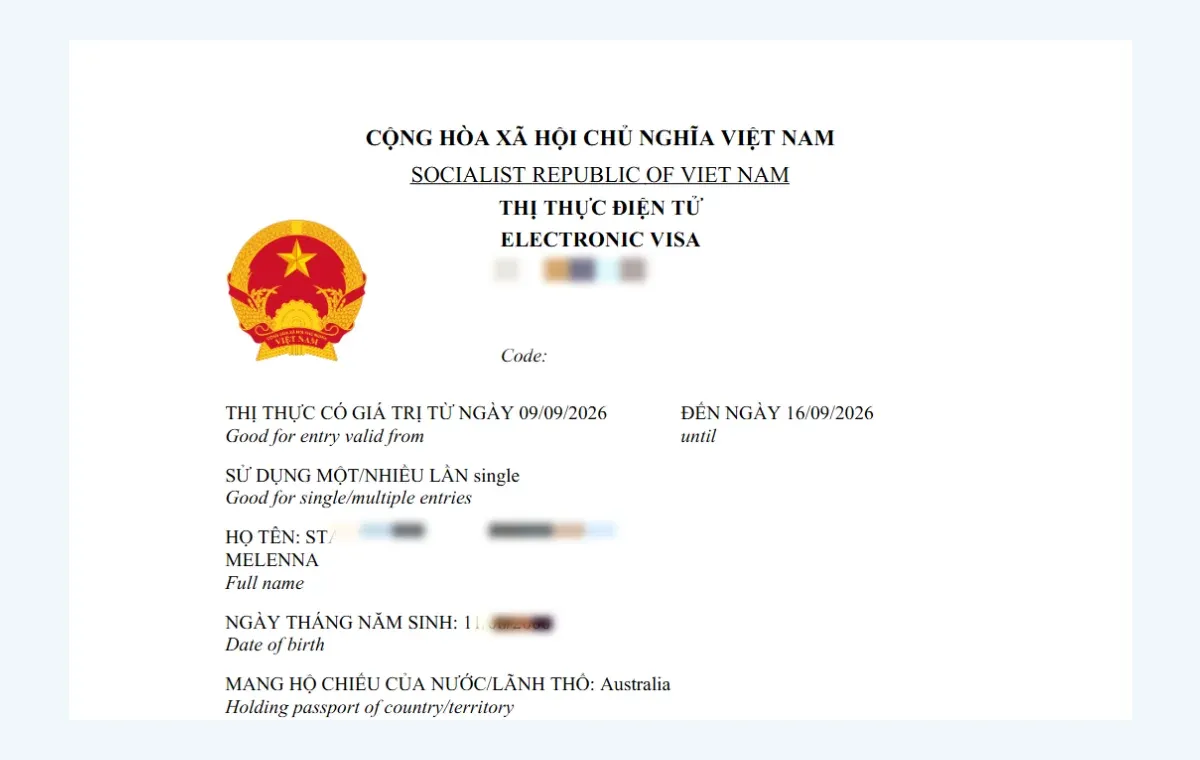 Pending Vietnam eVisa resolved in 3 days